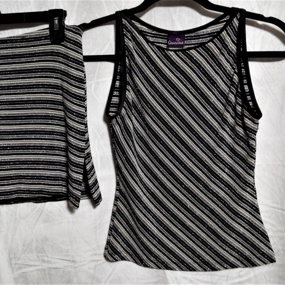 Genevieve Women's Skirt And Top Set Outfit *Cute*